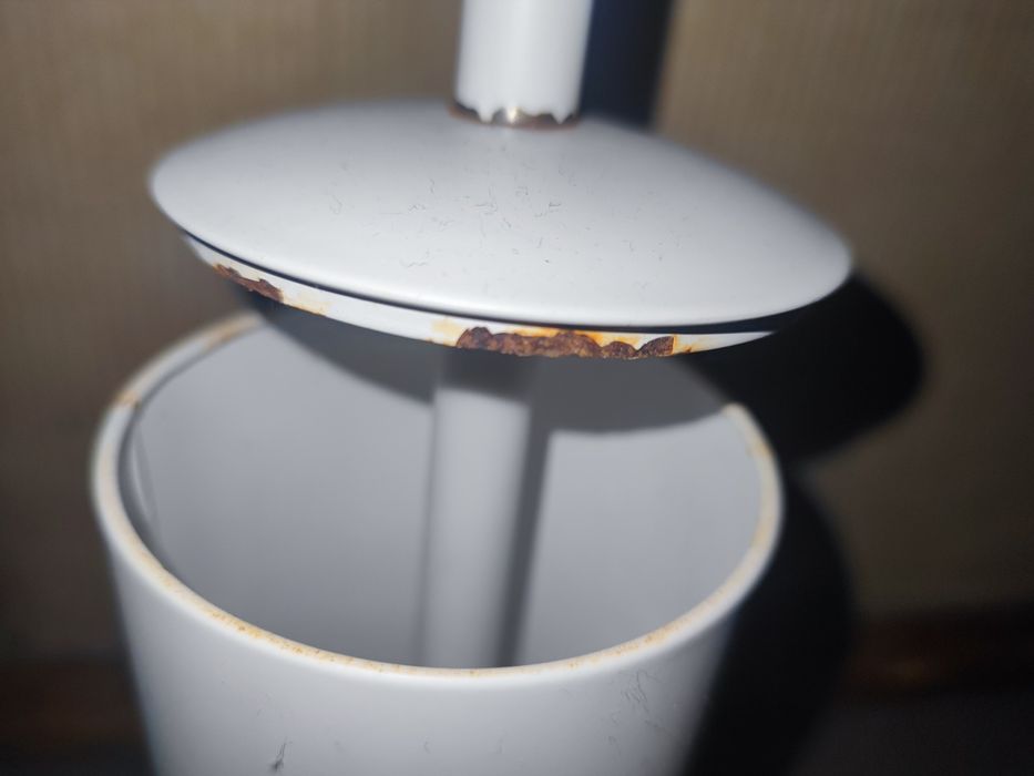 Щітка для туалету, йоршик, біла щітка для туалету jusk