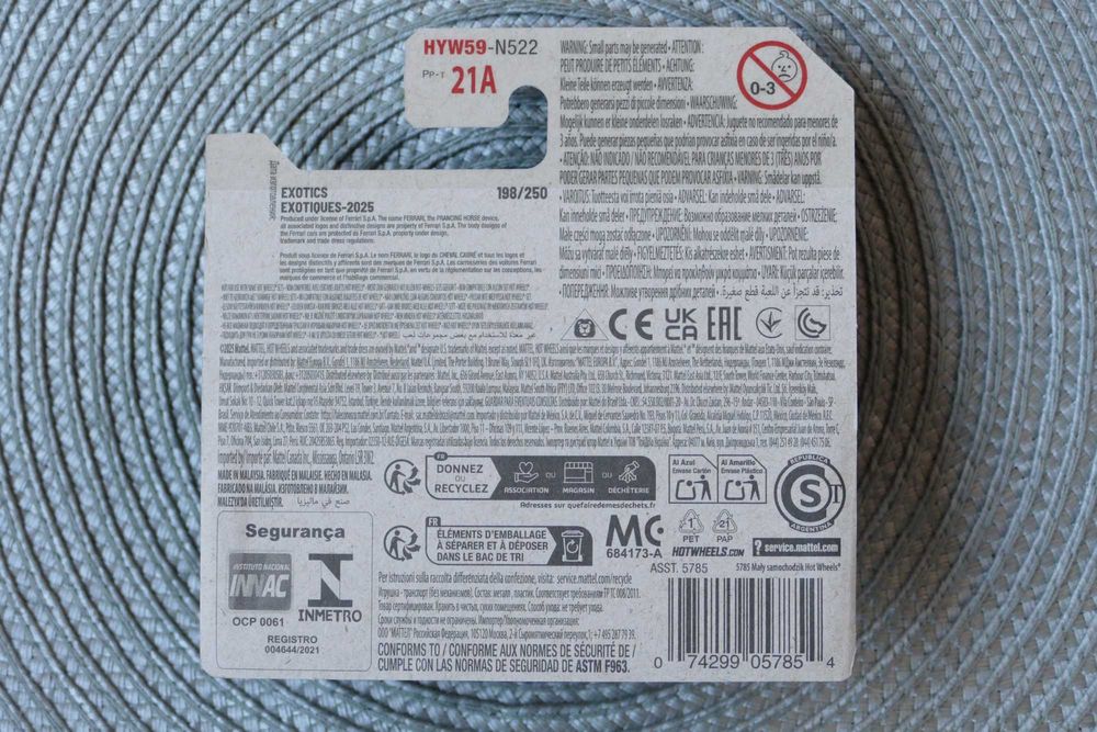 Hot Wheels autko "Resorak" FERRARI F40 COMPETIZIONE edycja 2025r.