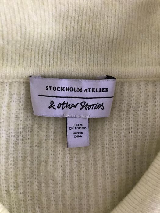 & Other Stories sweter damski M oversize wełna alpaka