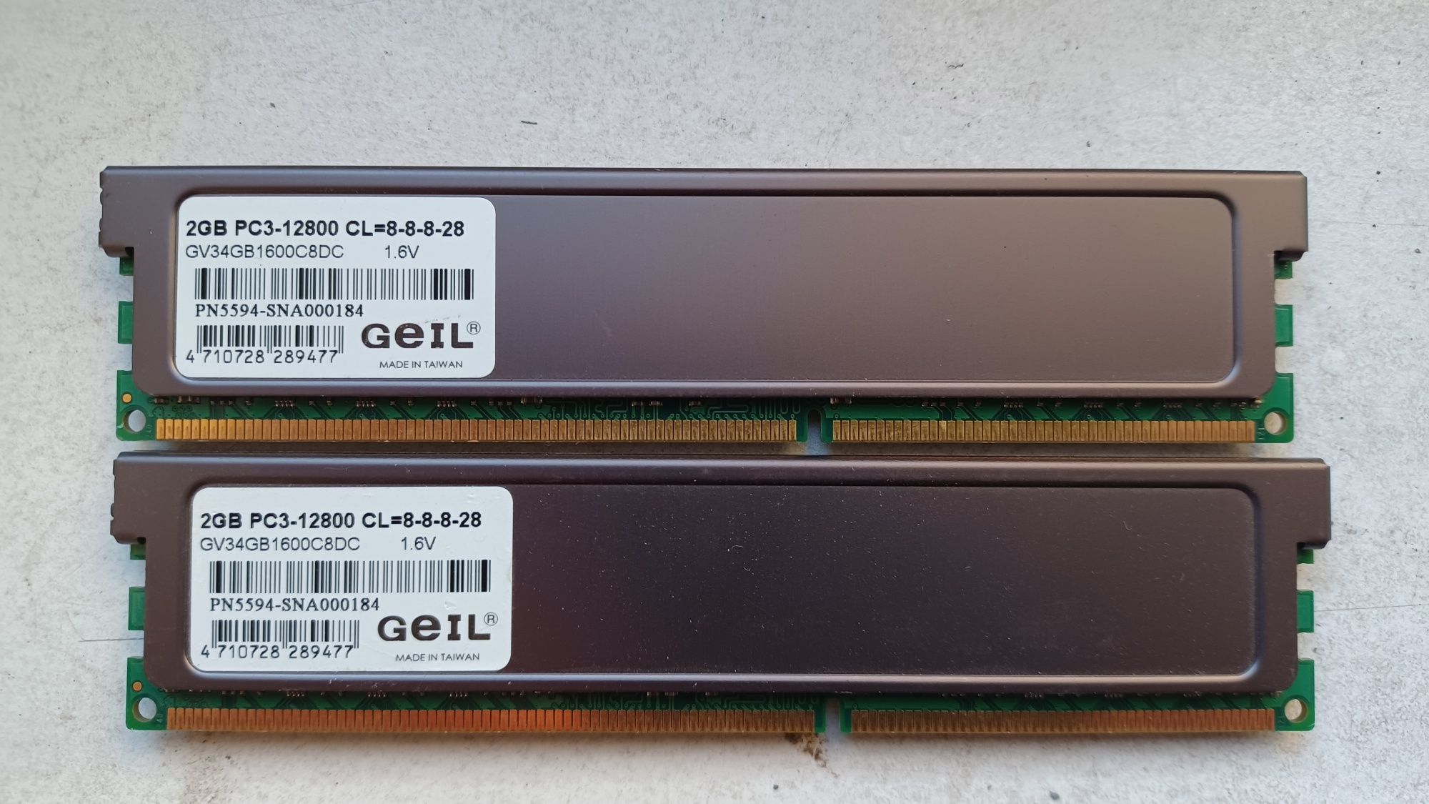 Ram DDR 3 4 GB pc12800