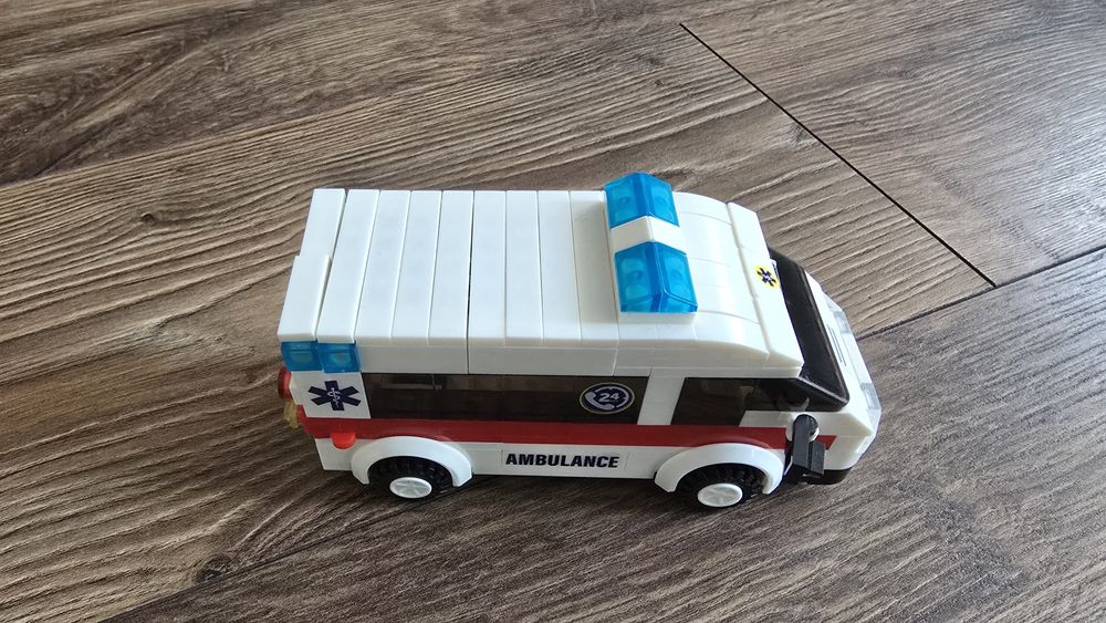 Ambulans karetka klocki kompatybilnych z LEGO