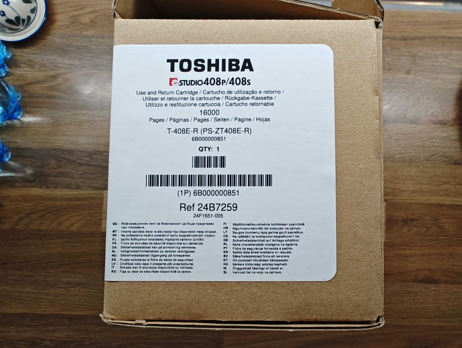Oryginalny Toner Cartridge TOSHIBA T-408E-R do e-Studio 408P 408S NOWY