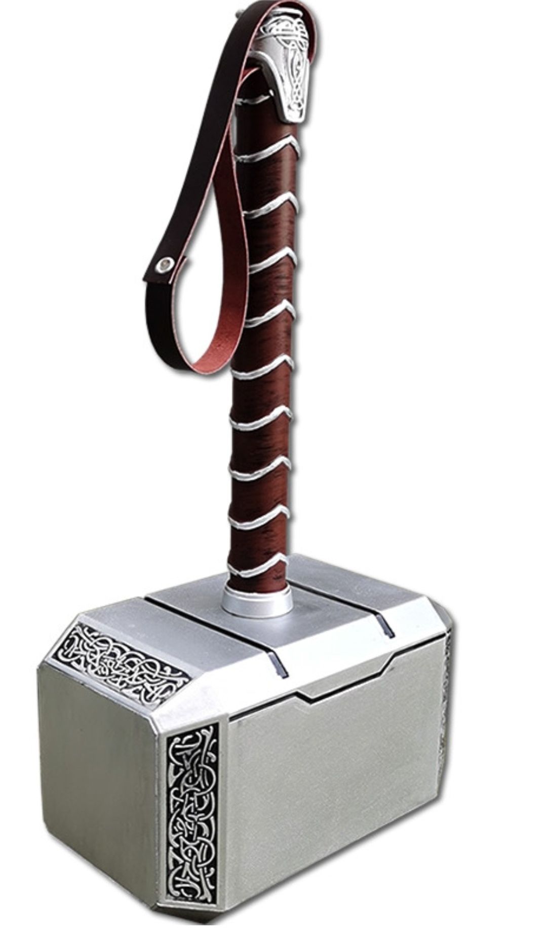 Młot THORA Mjolnir 47 cm replika 1:1 pasek skórzany replika piękna 24h