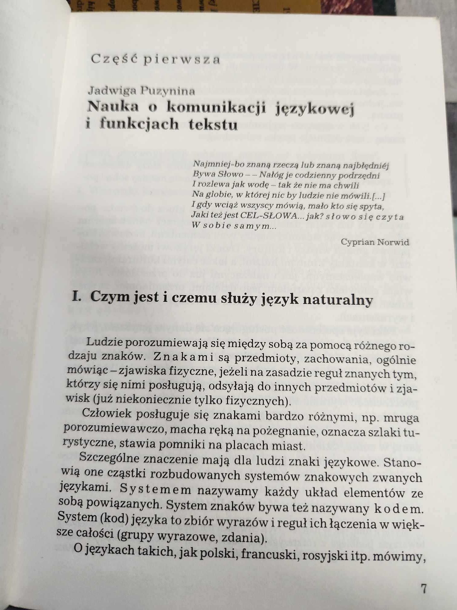 Język polski Język i my 1 Dubisz Nagajowa 1995