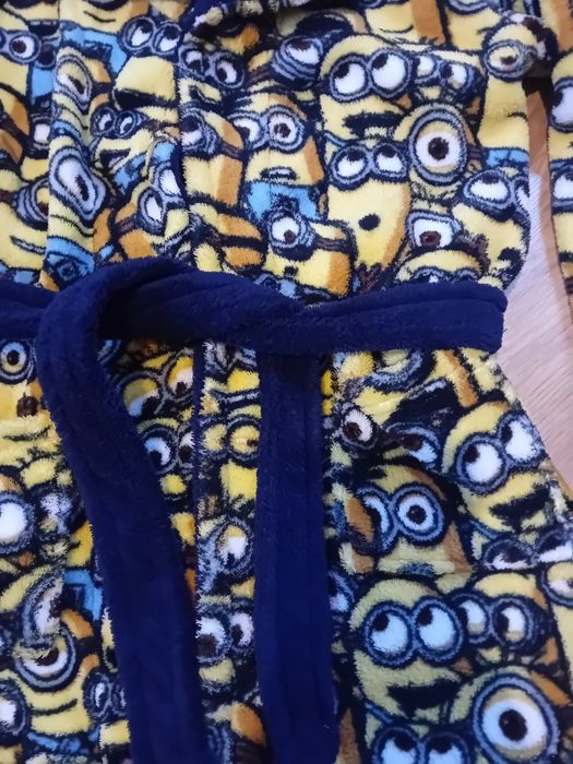 Szlafrok dziecięcy Minionki r. 116/122