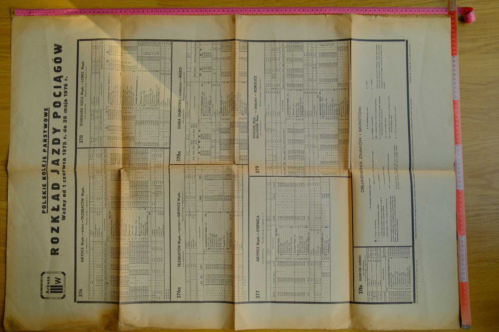 PKP - Rozkład Jazdy Wąskotorówka - Gryfice WĄSK - Trzebiatów WĄSK