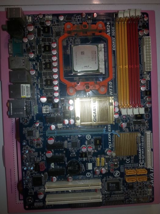 Материнская плата не рабочая Gigabyte AM2+ Ga-ma770-Ds3 ЧЕРЁМУШКИ