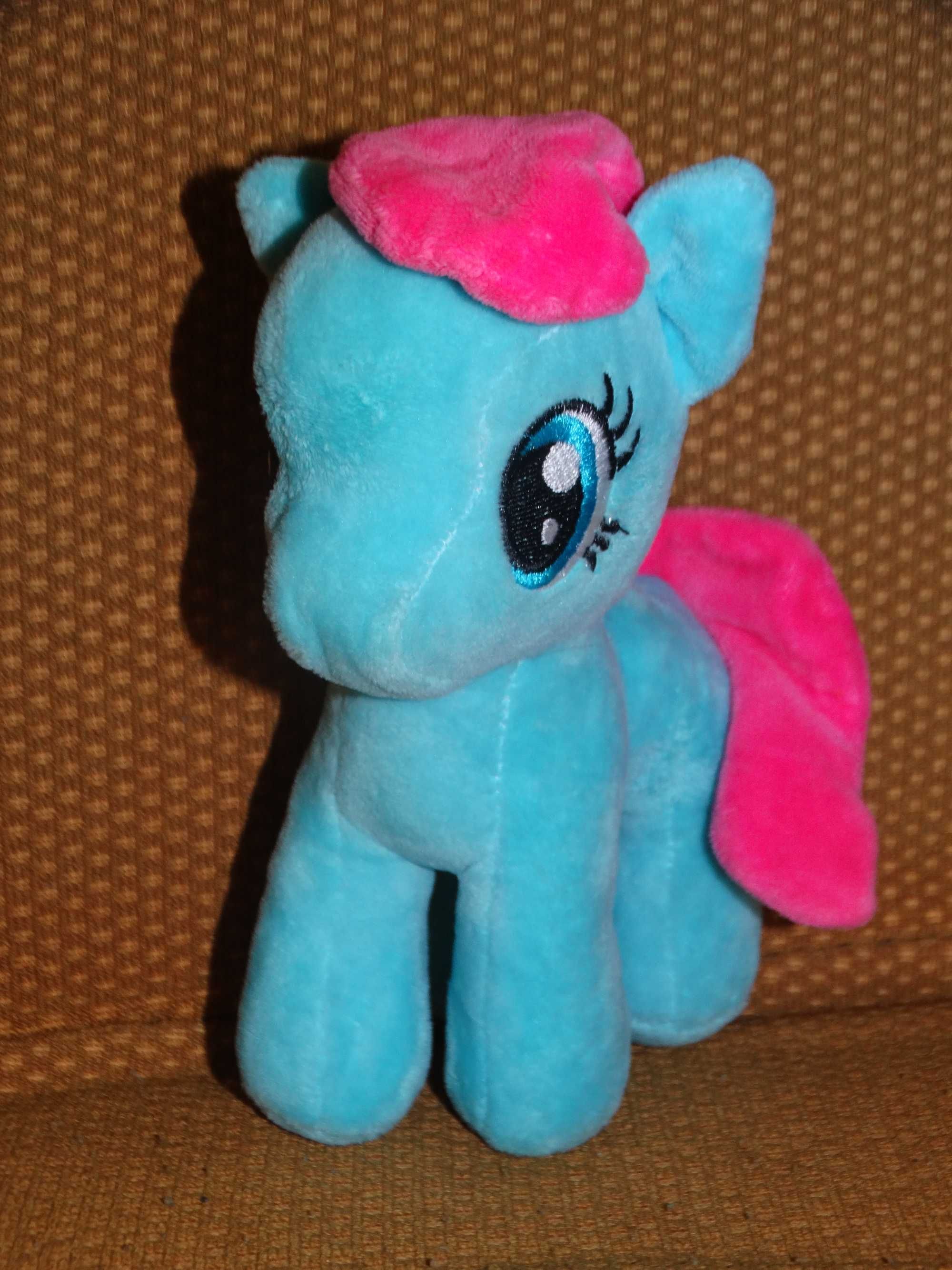 Konik Pony Niebieski Rainbow Dash Pluszak Maskotka słodki miękki 22 cm