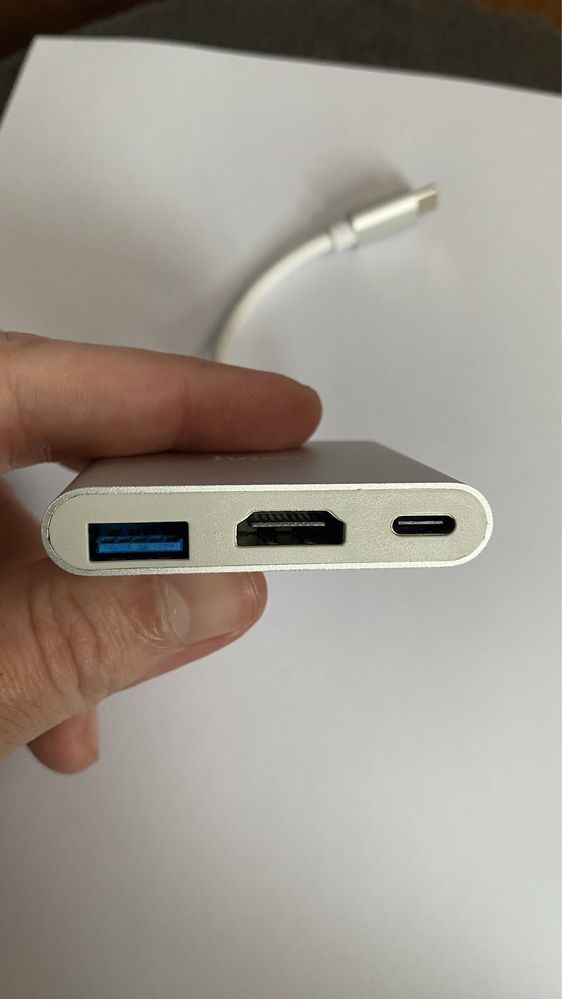 Переходник/хаб  Type-C to USB3.0+HDMI+PD