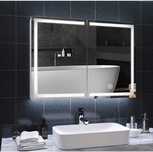 Szafka łazienkowa LED aluminium dotykowa 80/90cmx60cm