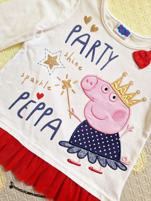 Реглан M&Co Peppa Свинка Реппа дівчинка 3-4 р кофта кофтинка світшот