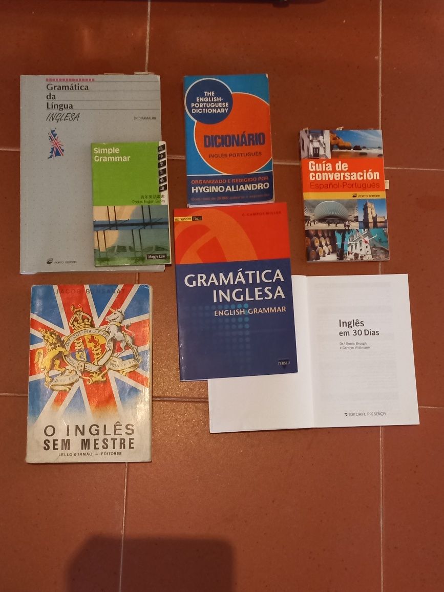 Conjunto - Livros Práticos - Inglês - (tb inclui um Guia d Espanhol)