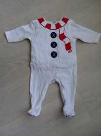 Человечек mothercare снеговик новогодний костюм на возраст 3-6 месяцев