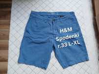 H&M Szorty Spodenki r. 33 L-XL