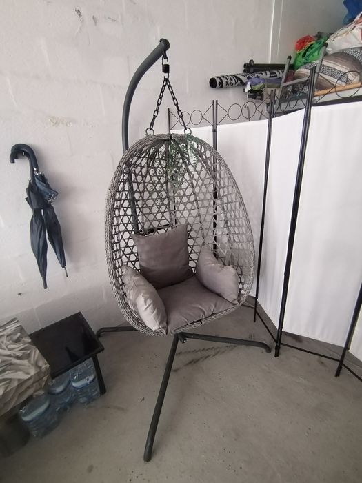 Cadeira de Baloiço com Almofada