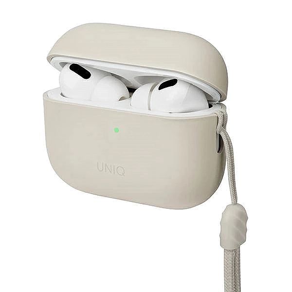 Etui UNIQ Lino na AirPods Pro 2 - beżowe
