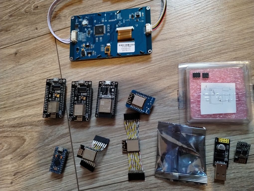 Esp32 esp01 esp 8266 programator czujnik temperatury