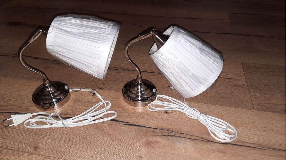 Komplet lampy Ikea z serii Arstrid biały