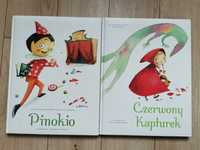 Książki książka dla dzieci Pinokio Czerwony Kapturek ilustrowane