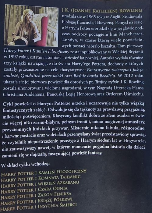 Harry Potter i insygnia śmierci J. K. Rowling PROMOCJA *