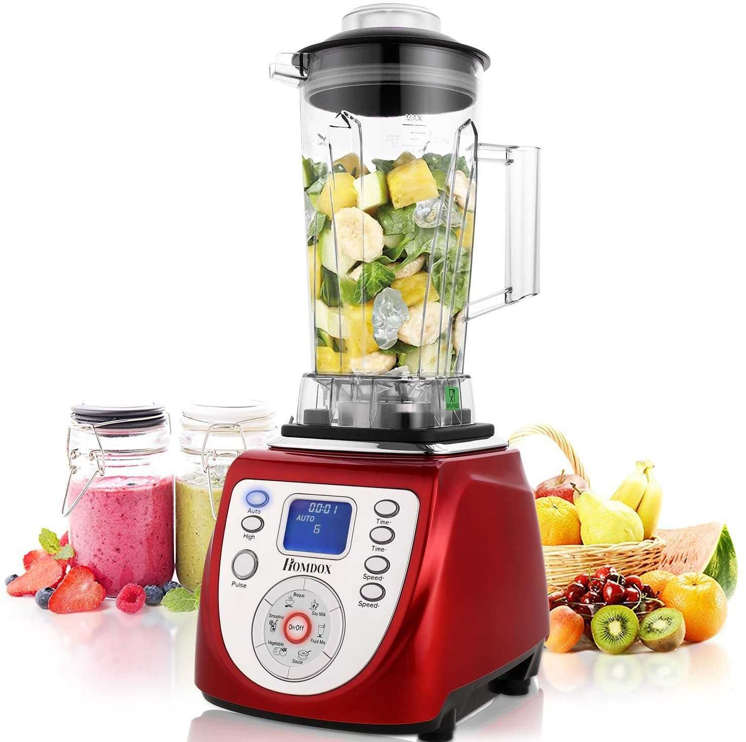 szklany blender kielichowy do koktajli soków lodu homdox 1800 w