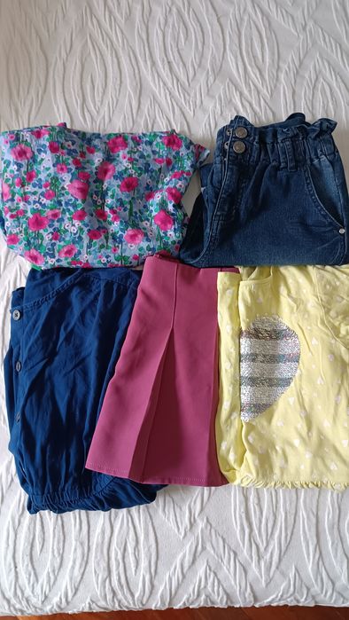 Lote 5 peças roupa menina
