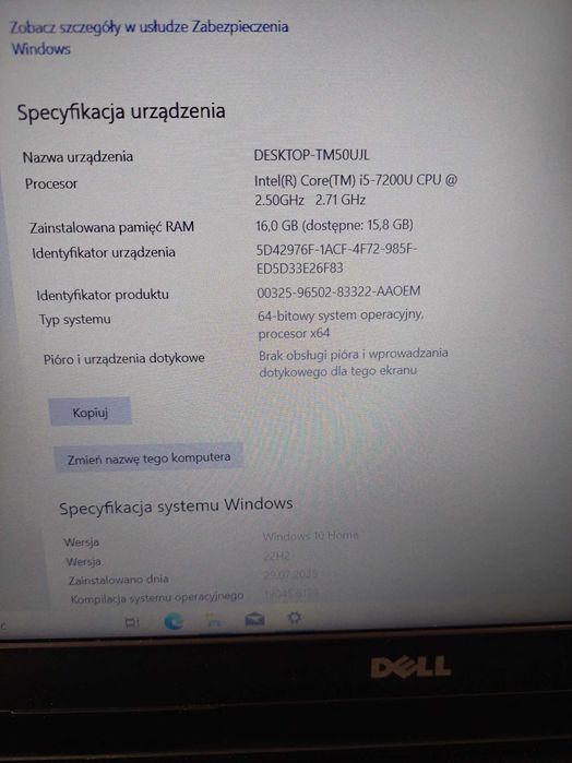 Laptop Dell Inspirion 15 3000 / Nowy Lombard / Cz-wa