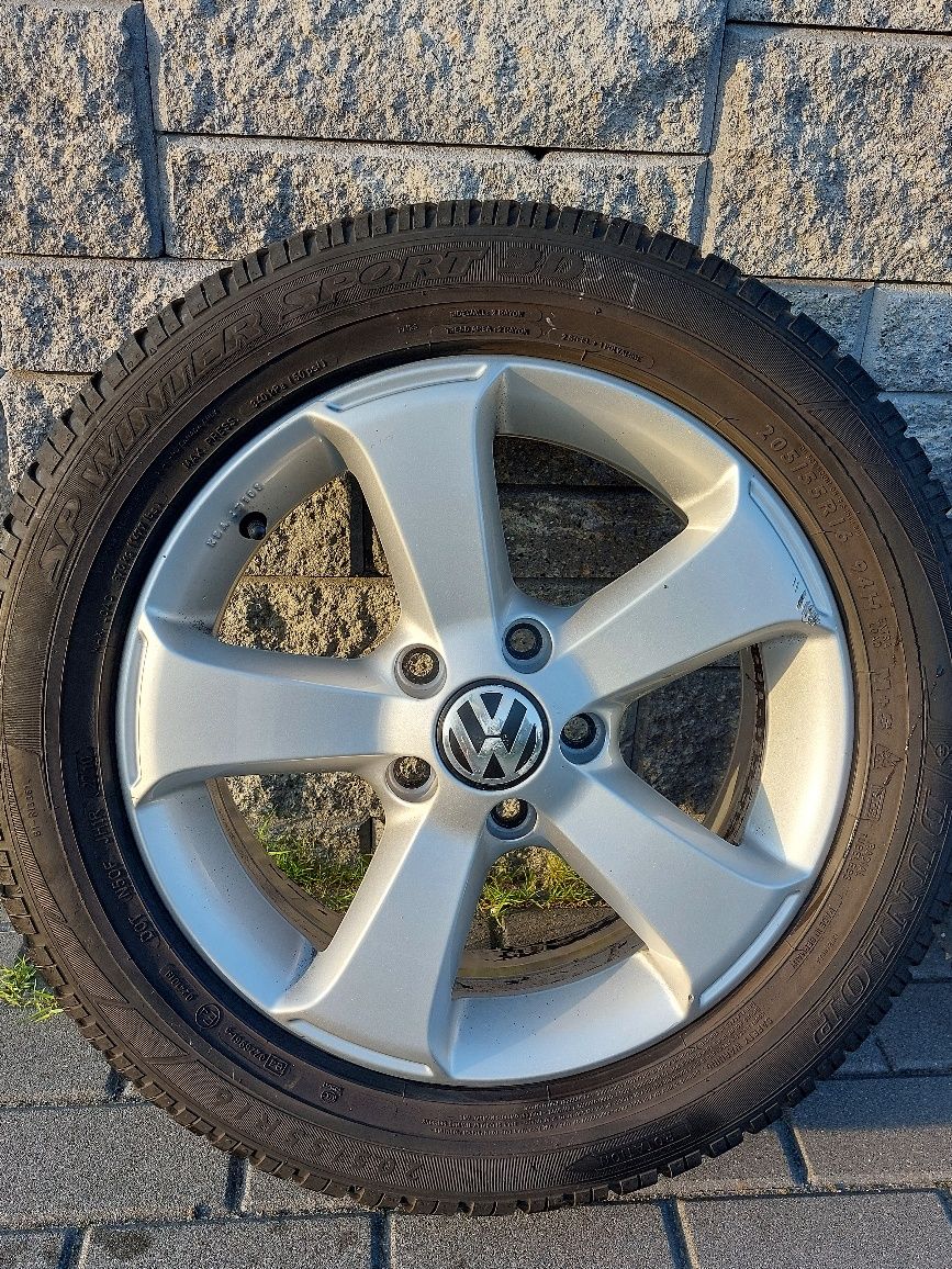 Felgi aluminiowe vw 16 oe zimówki 5x112