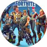 Opłatek na tort Urodziny Fortnite