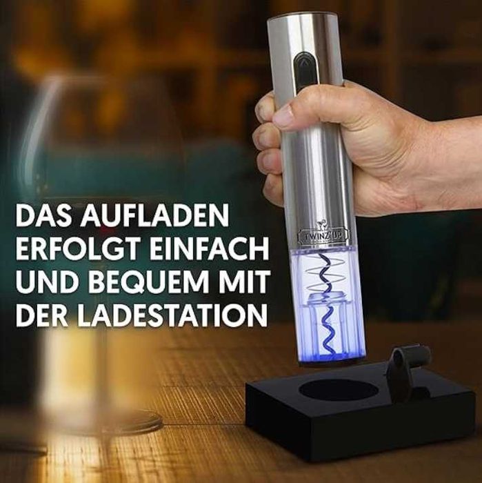 Korkociąg do wina elektryczny z podświetleniem LED Stylowy i wygodny