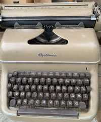 Друкарська печатна машинка ретро Optima