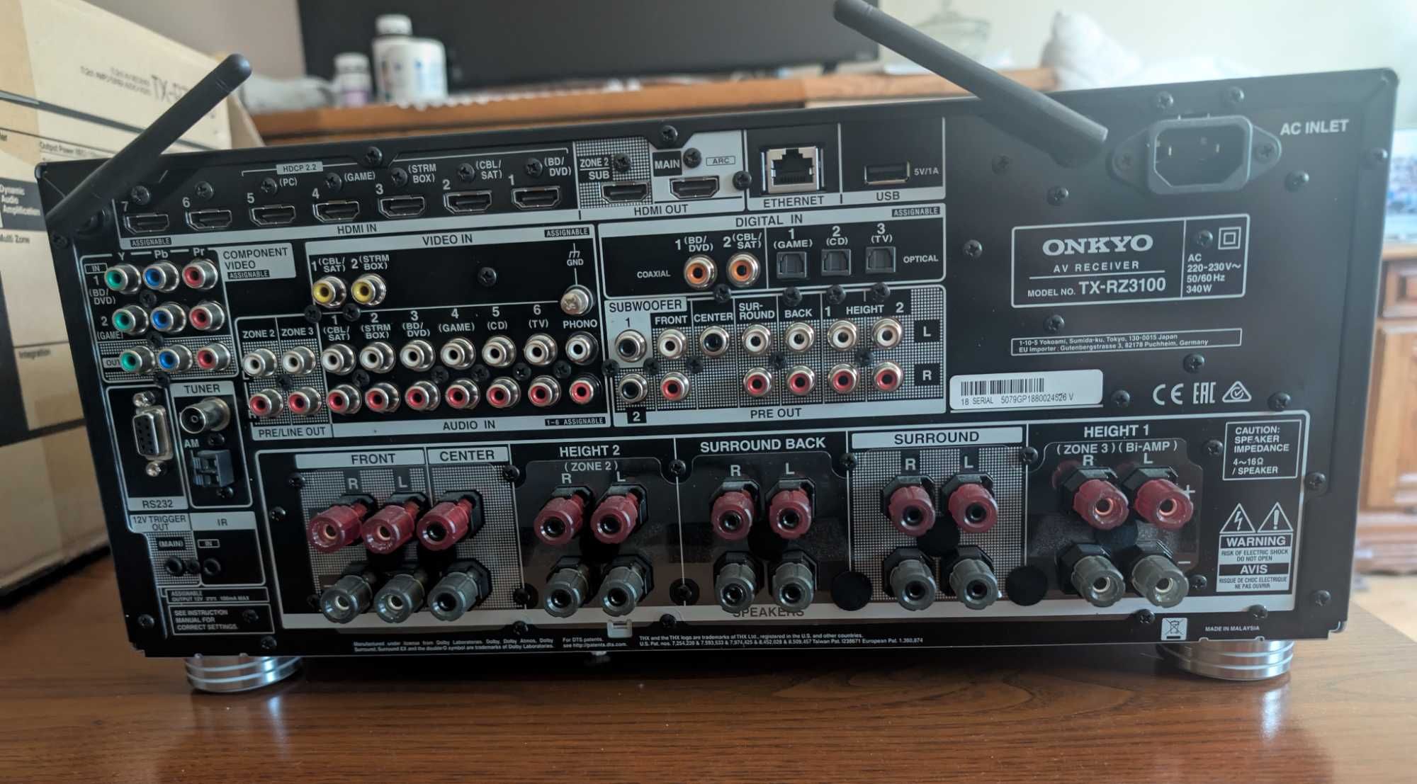 Sprzedam Onkyo TX-RZ3100 – Sieciowy amplituner kina domowego 11.2