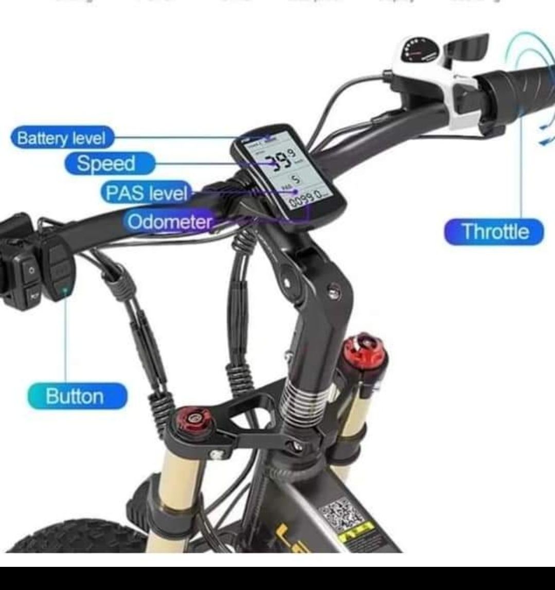 Bicicleta eléctrica dobrável Fat Tires