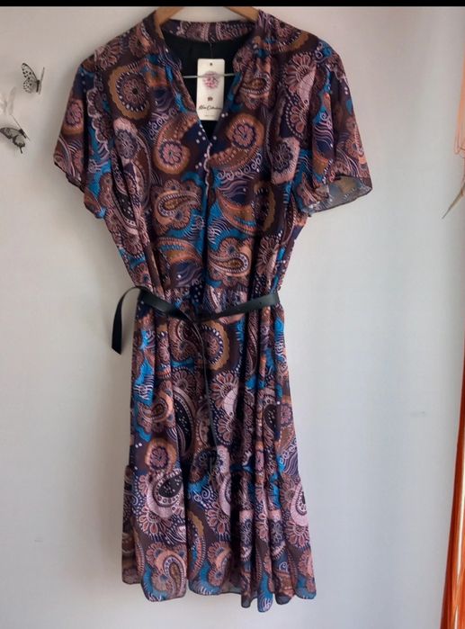 Sukienka letnia we wzory 44/46