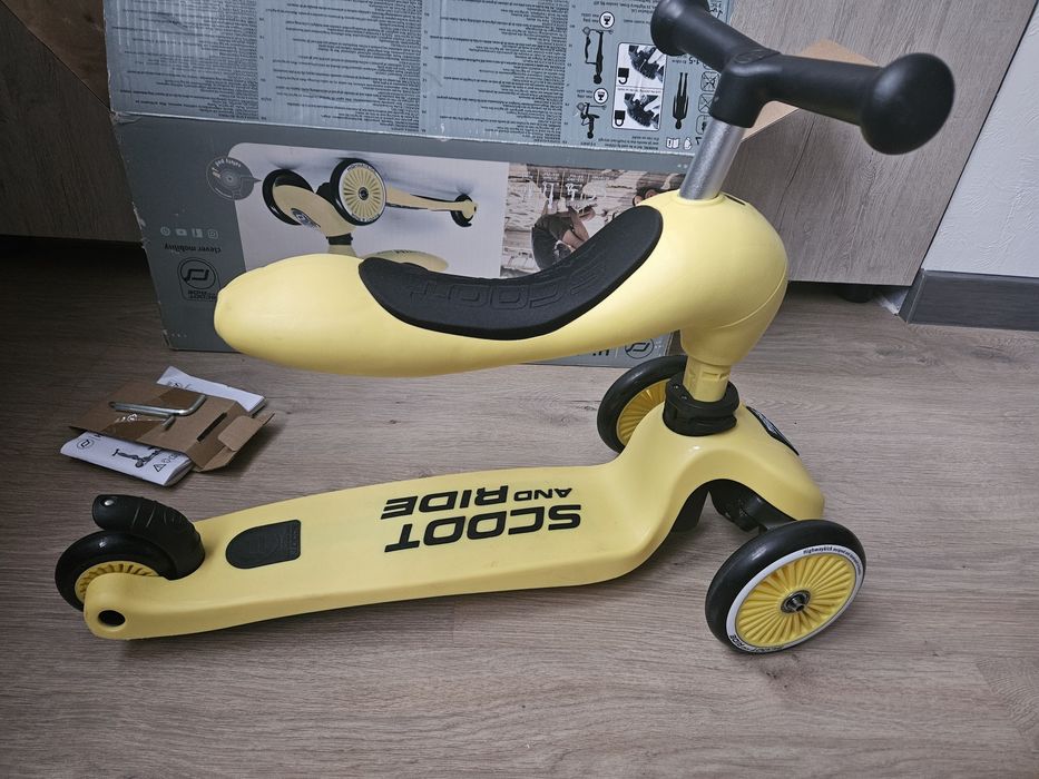 Самокат-біговел Scoot and Ride Highwaykick-1 Лимон