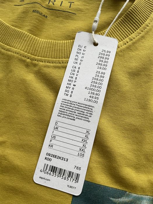 Esprit koszulka t- shirt XL regular nowa z metka