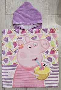 Poncho Ręcznik z kapturem Peppa Pig Świnka Peppa