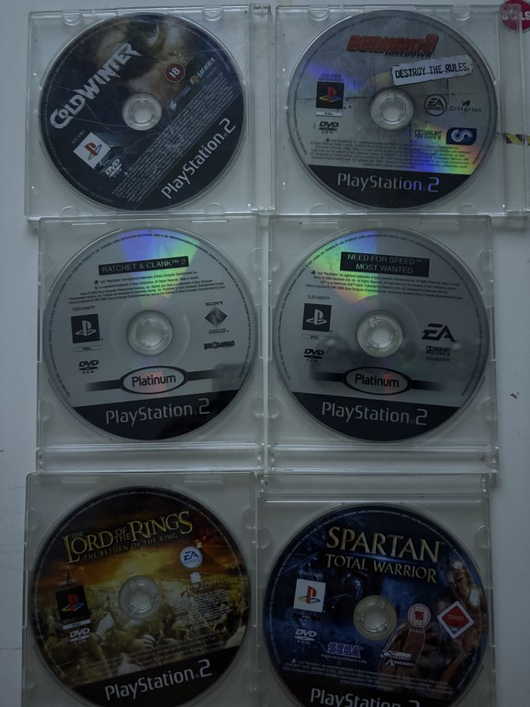 6 Jogos PS2 - Coleção