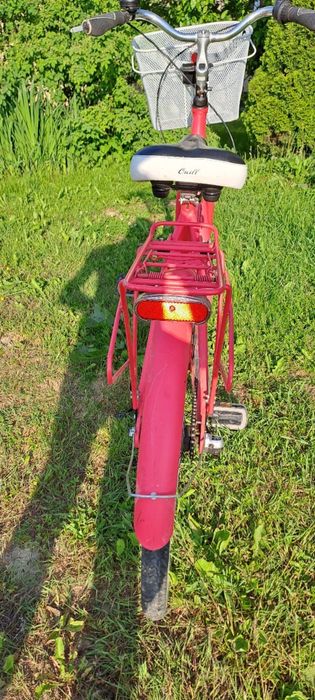 Rower miejski damski, różowy