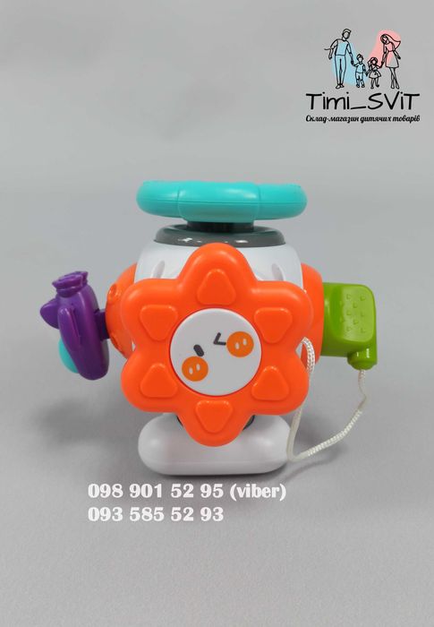 Бизикуб сортер руль спинер ключик развивающая пальчиковая игра