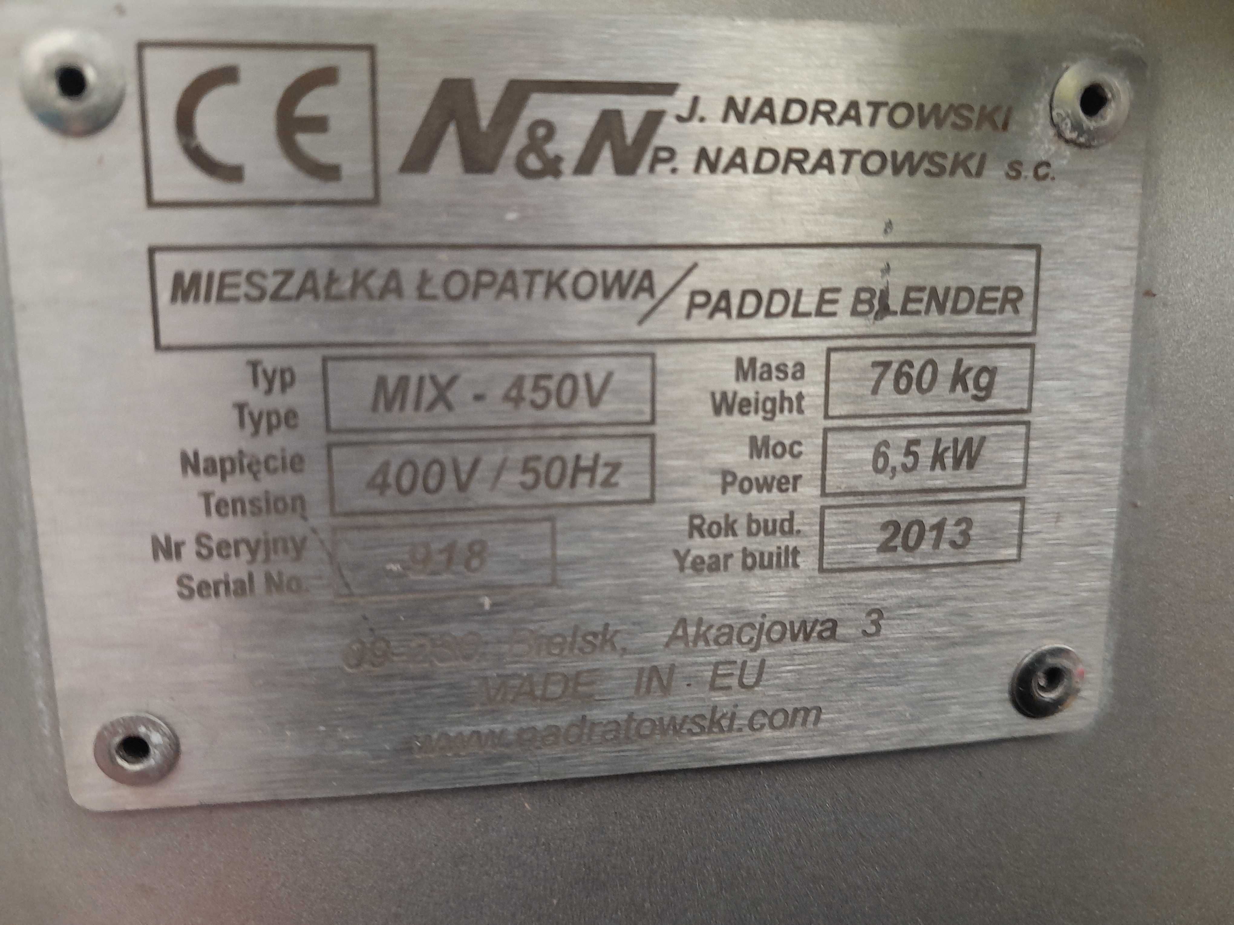 Mieszałka Nadratowski Mix-450V