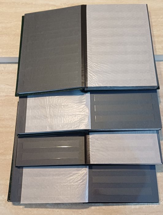 Klasery filatelistyczne PRL 16 kartek 4 sztuki