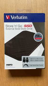 Dysk SSD zewnętrzny przenośny Verbatim Store n Go 256GB