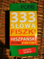 Fiszki PONS Hiszpański - Zestaw Startowy 333 Słowa
