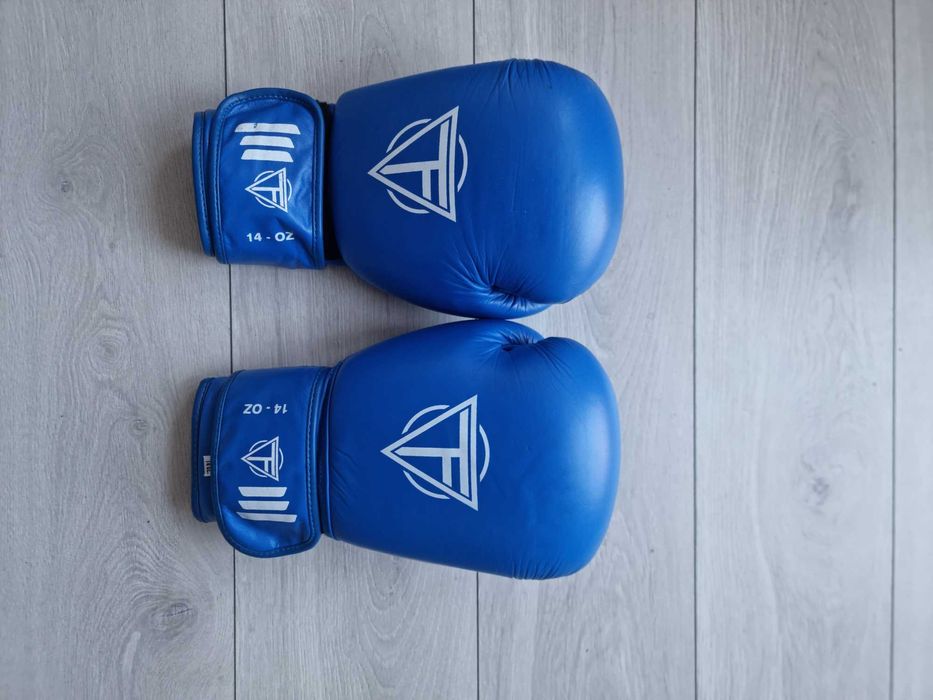 Rękawice Bokserskie 14Oz Niebieskie, Nieużywane