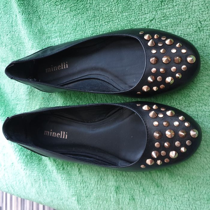 Baleriny skórzane Minelli trampki tenisówki Tom Tailor rozm.36