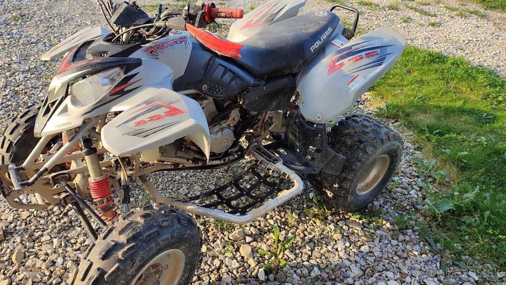 polaris predator 500 czesci silnikowe rama os kola zaplon gaznik kosz