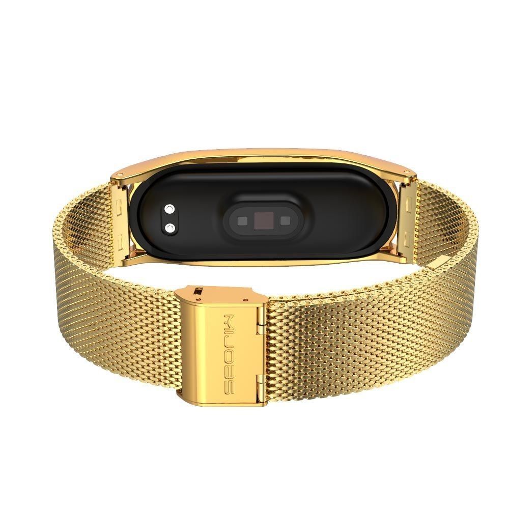 Bransoleta Milaneseband Do Xiaomi Mi Band 5 / 6 Gold