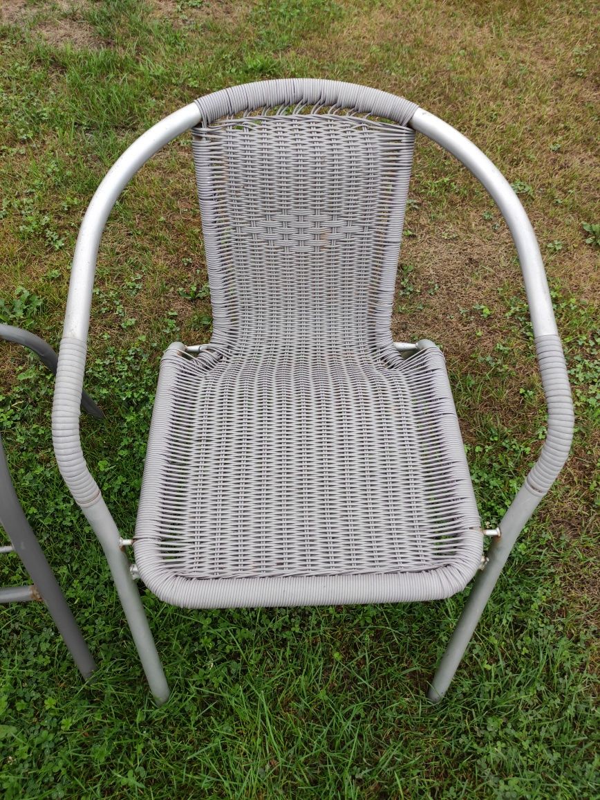 Meble ogrodowe / krzesła ogrodowe tarasowe technorattanowe