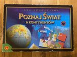 Poznaj świat 6 kontynentów gra planszowa